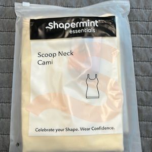 Shapermint, scoop neck cami, size XXL, beige